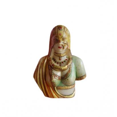 Lady women bust Hand carved Marble traditional woman Bust Sculpture Figurine Figure Decorative